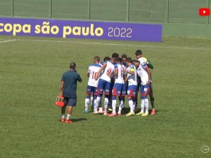 Sem dificuldades, Bahia vence Vila Nova-GO e garante vaga na 3° fase da Copa São Paulo 