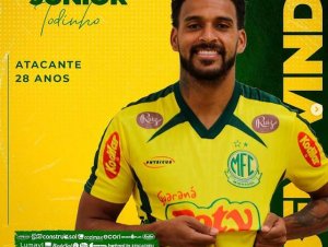  Próximo adversário do Vitória, Mirassol anuncia contratação do atacante Júnior Todinho