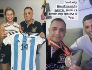 Para pagar apartamento, ex-mulher de campeão pela Argentina vende medalha e camisa do mundial